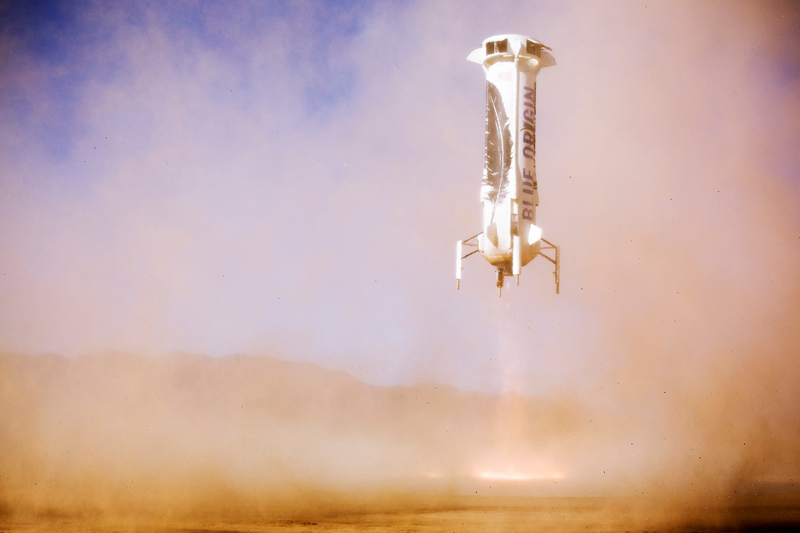 Illustration for article titled Blue Origin Relaunched the Rocket it Landed in November